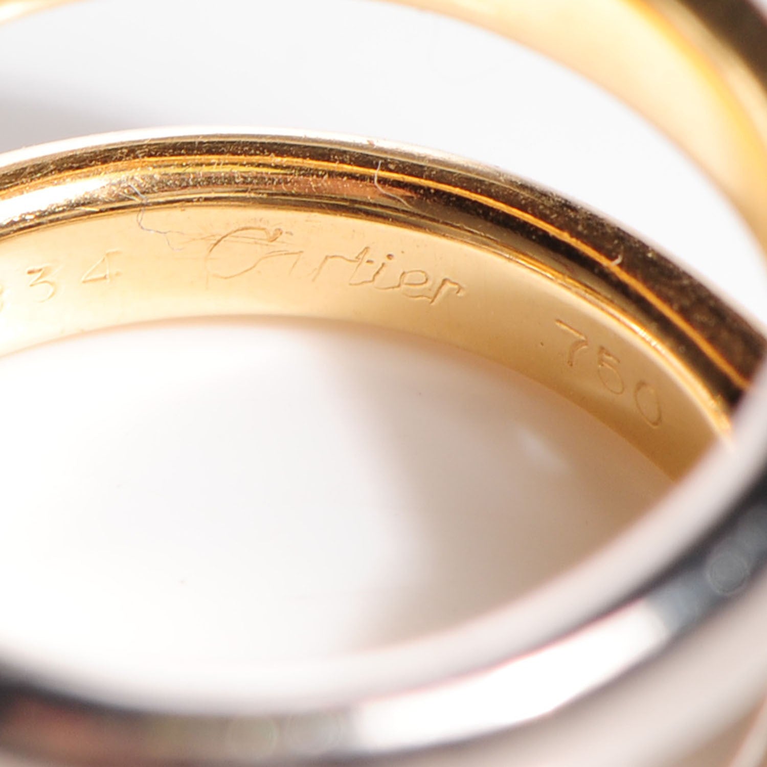 Cartier 18K Yellow White Gold White Gold Toi et Moi Ring 52 6 4 of 10