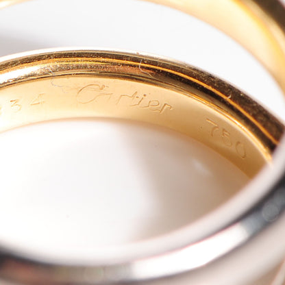 Cartier 18K Yellow White Gold White Gold Toi et Moi Ring 52 6 4 of 10