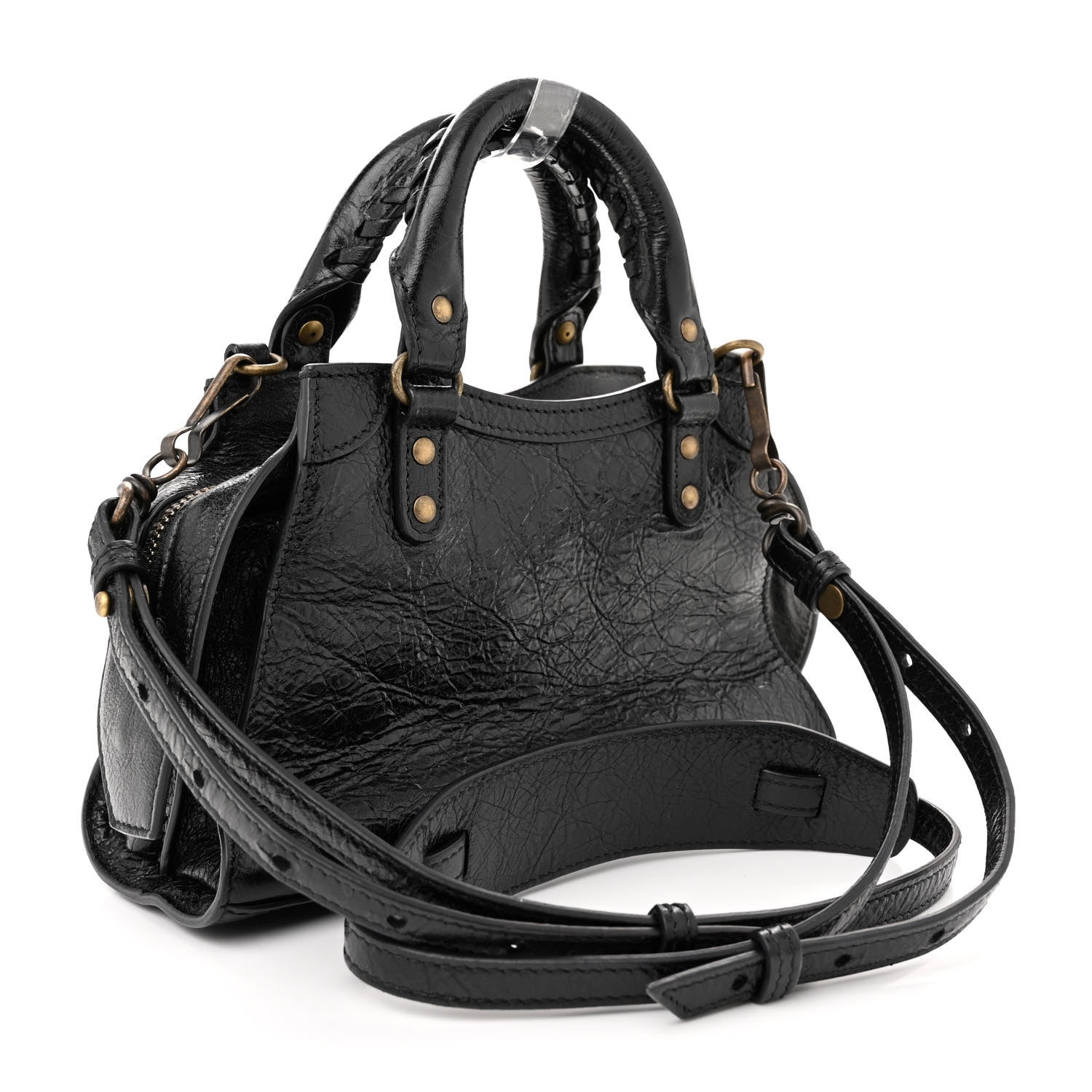 Balenciaga Agneau Neo Classic Hardware Pins Mini City Black 3 of 9