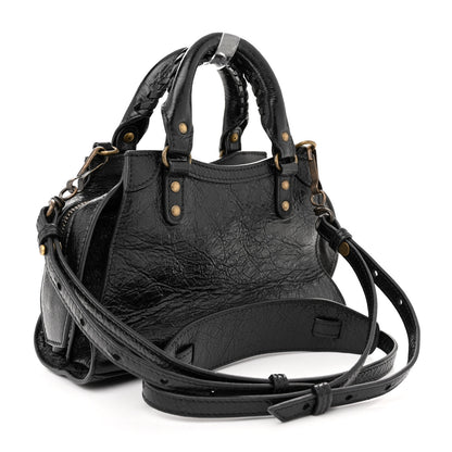Balenciaga Agneau Neo Classic Hardware Pins Mini City Black 3 of 9