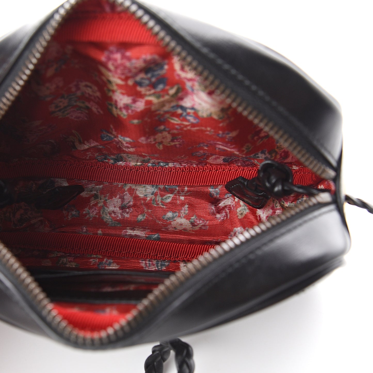 Calfskin Trapuntata Web Mini GG Shoulder Bag Black