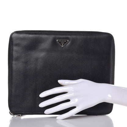 Prada Saffiano Ipad Organizer Case Nero Black 2 of 7