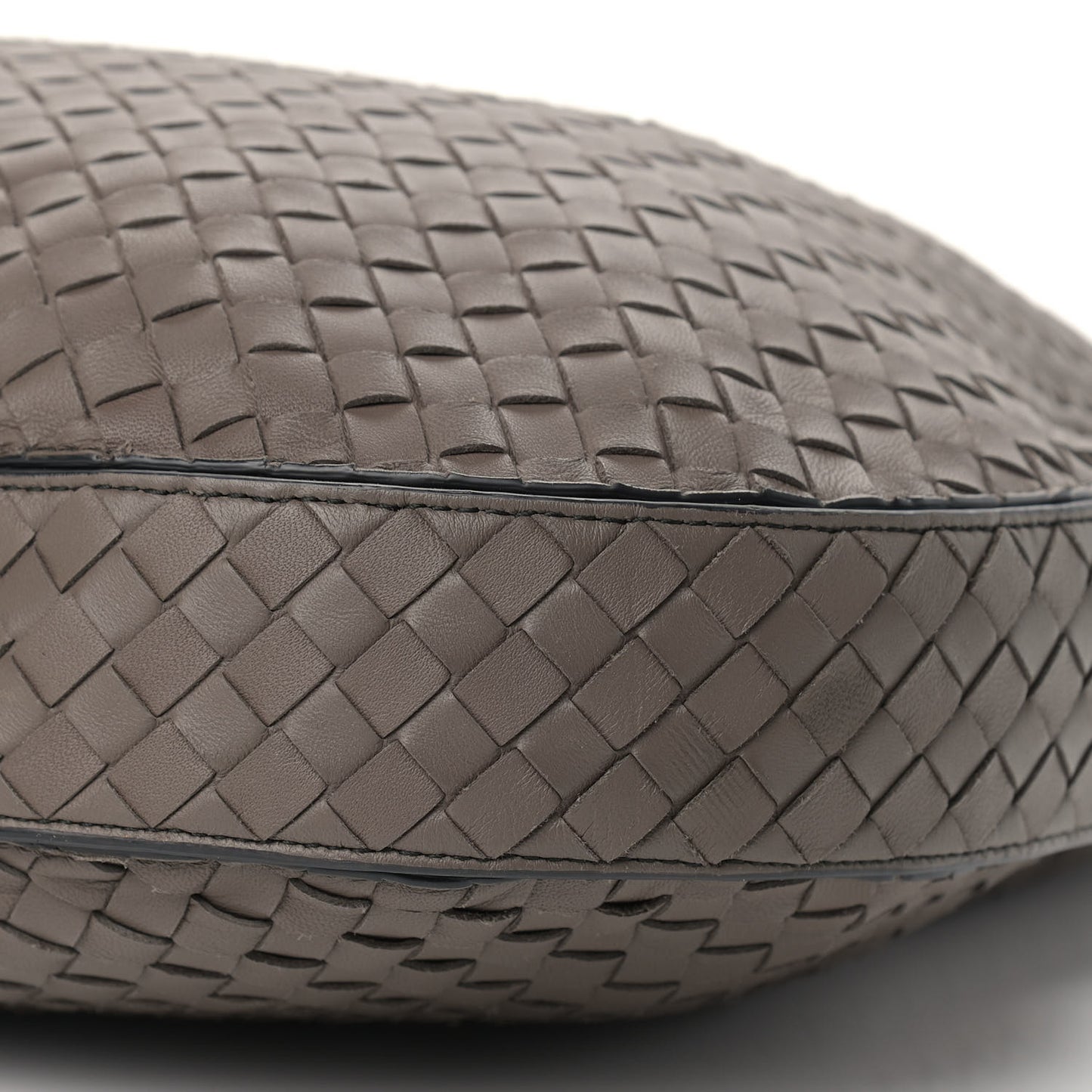 Nappa Intrecciato City Hobo Steel