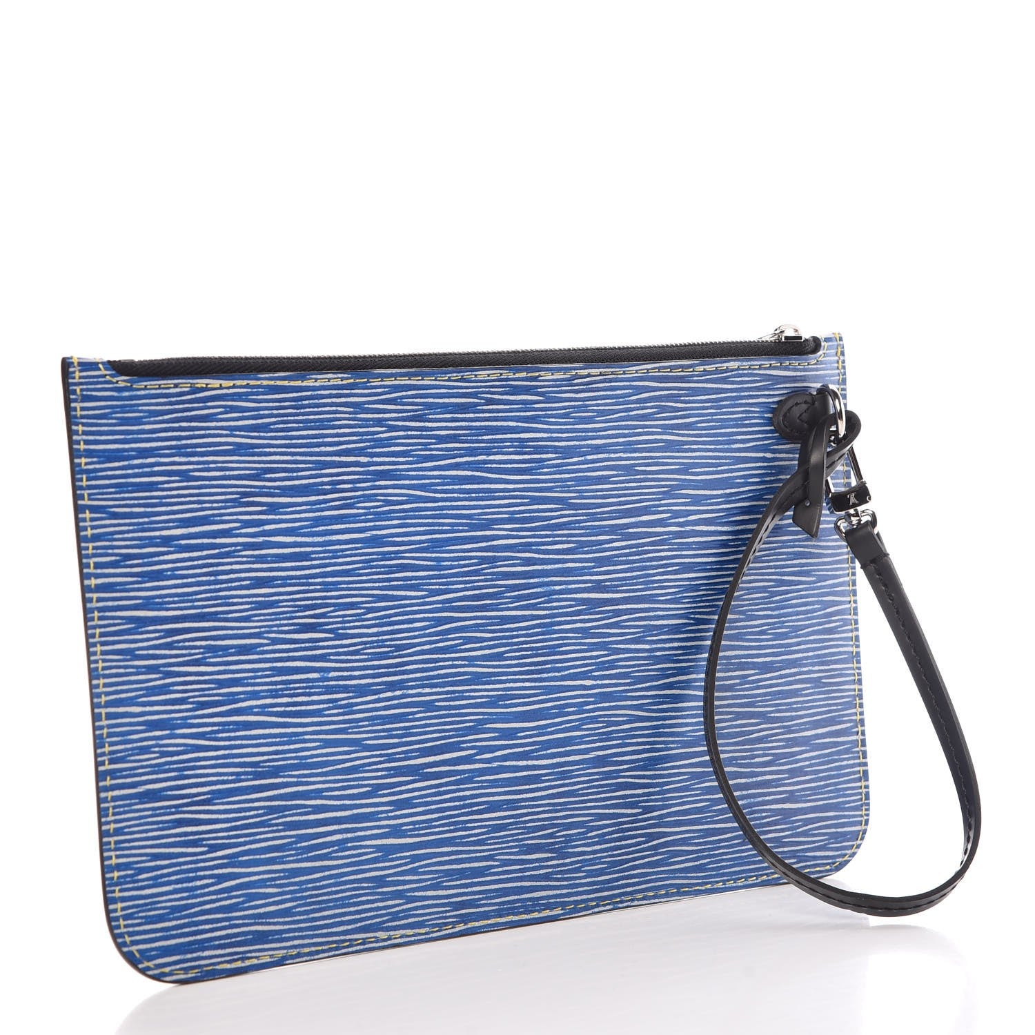 Louis Vuitton Epi Neverfull Pochette MM Denim Light 3 of 8