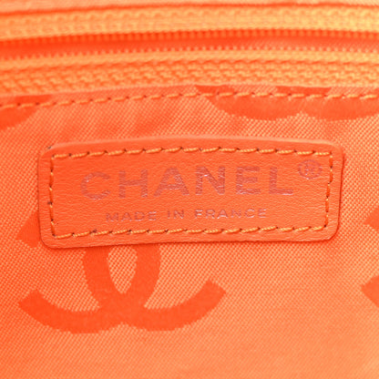 Chanel Calfskin Snakeskin Quilted Small Cambon Tote Khaki 10 of 23