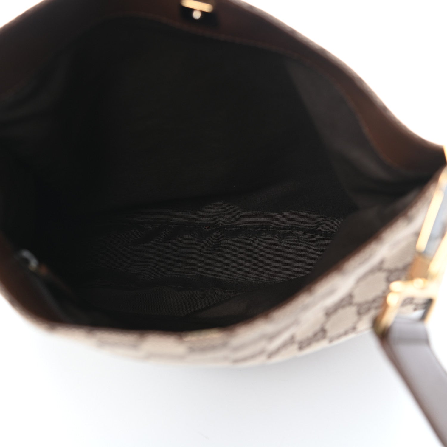 Gucci Monogram Hobo Dark Brown 5 of 9