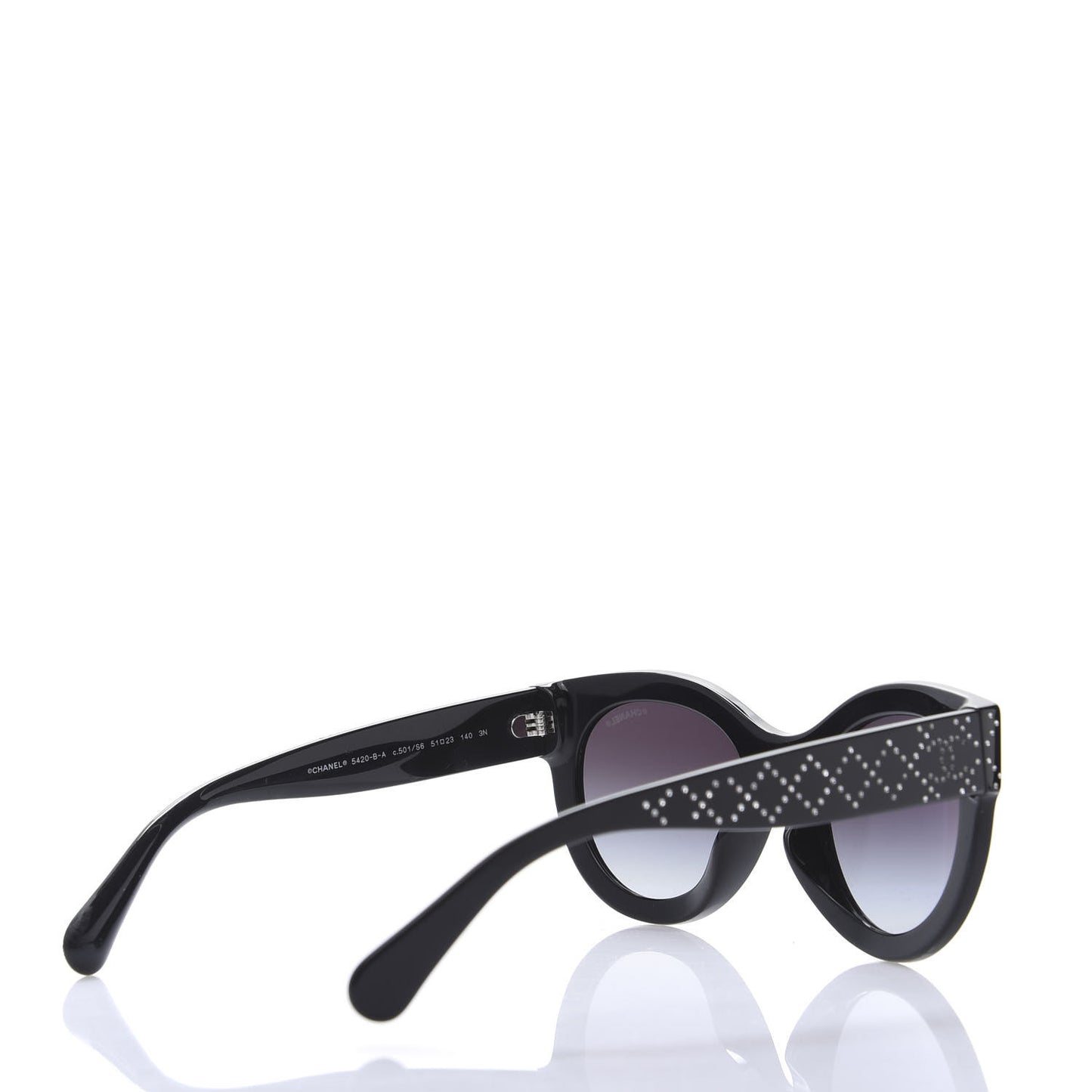 Crystal CC Sunglasses 5420-B Black
