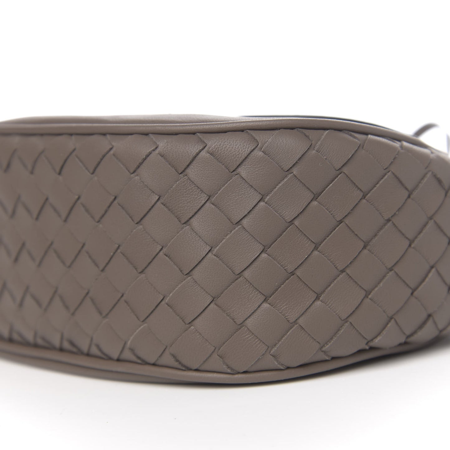Nappa Intrecciato Small Nodini Flap Crossbody Steel