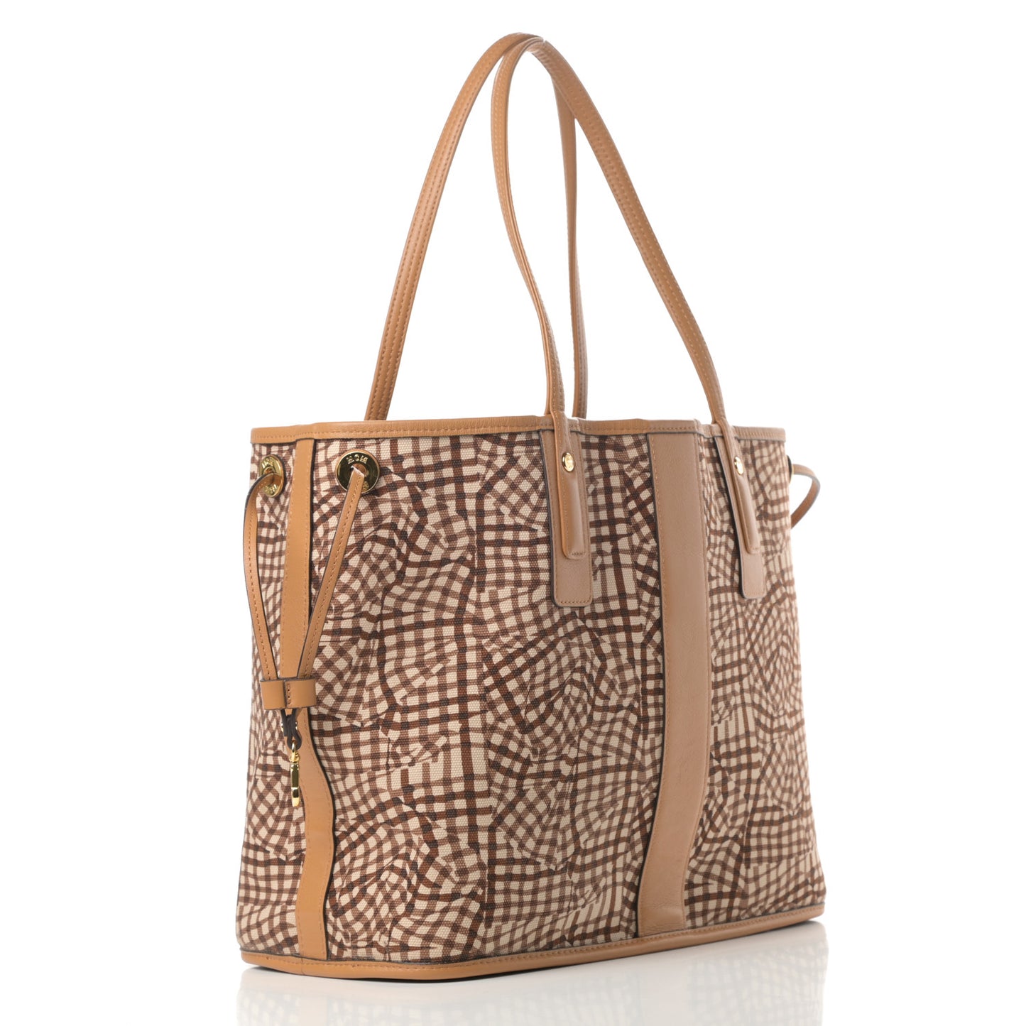 Visetos Medium Liz Reversible Shopper Tote Cognac