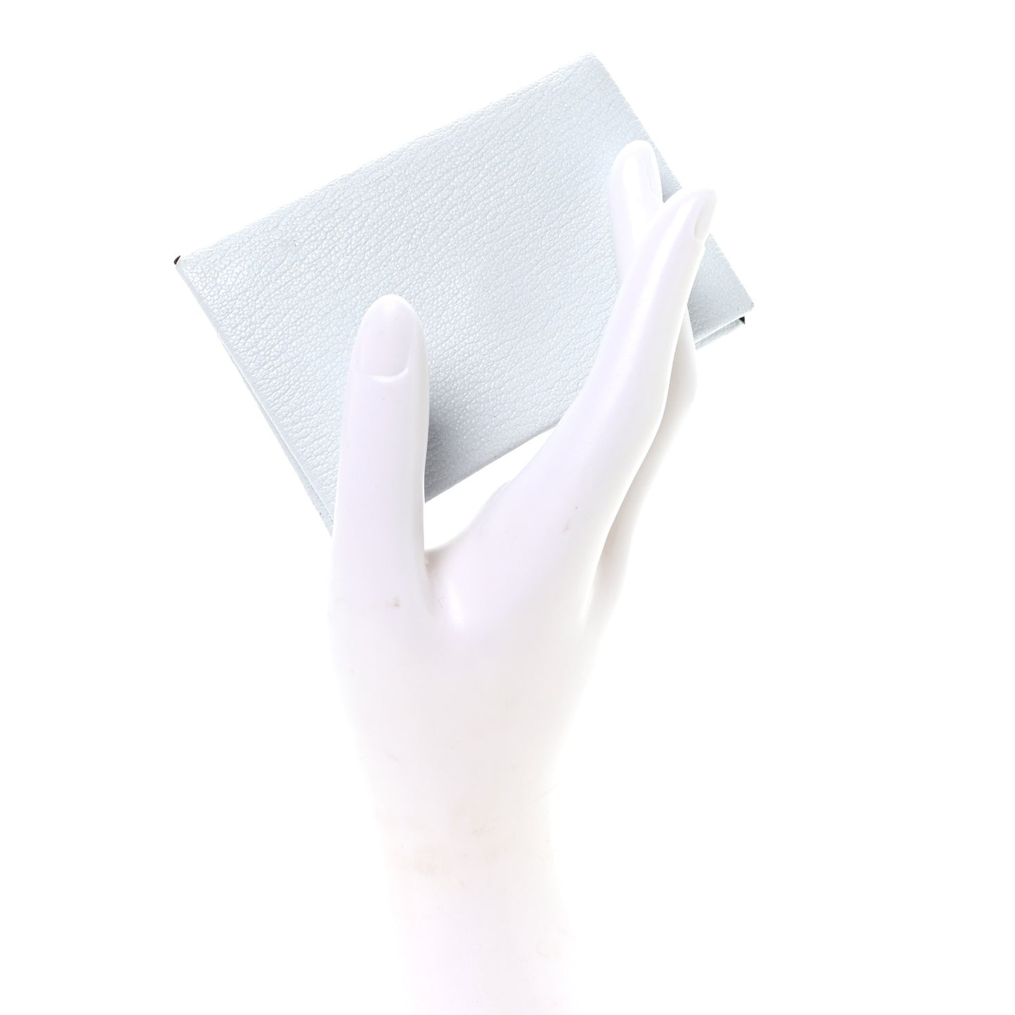 Chevre Mysore Verso Calvi Card Case Bleu Brume Brique