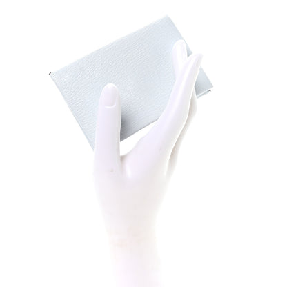 Hermes Chevre Mysore Verso Calvi Card Case Bleu Brume Brique 2 of 7