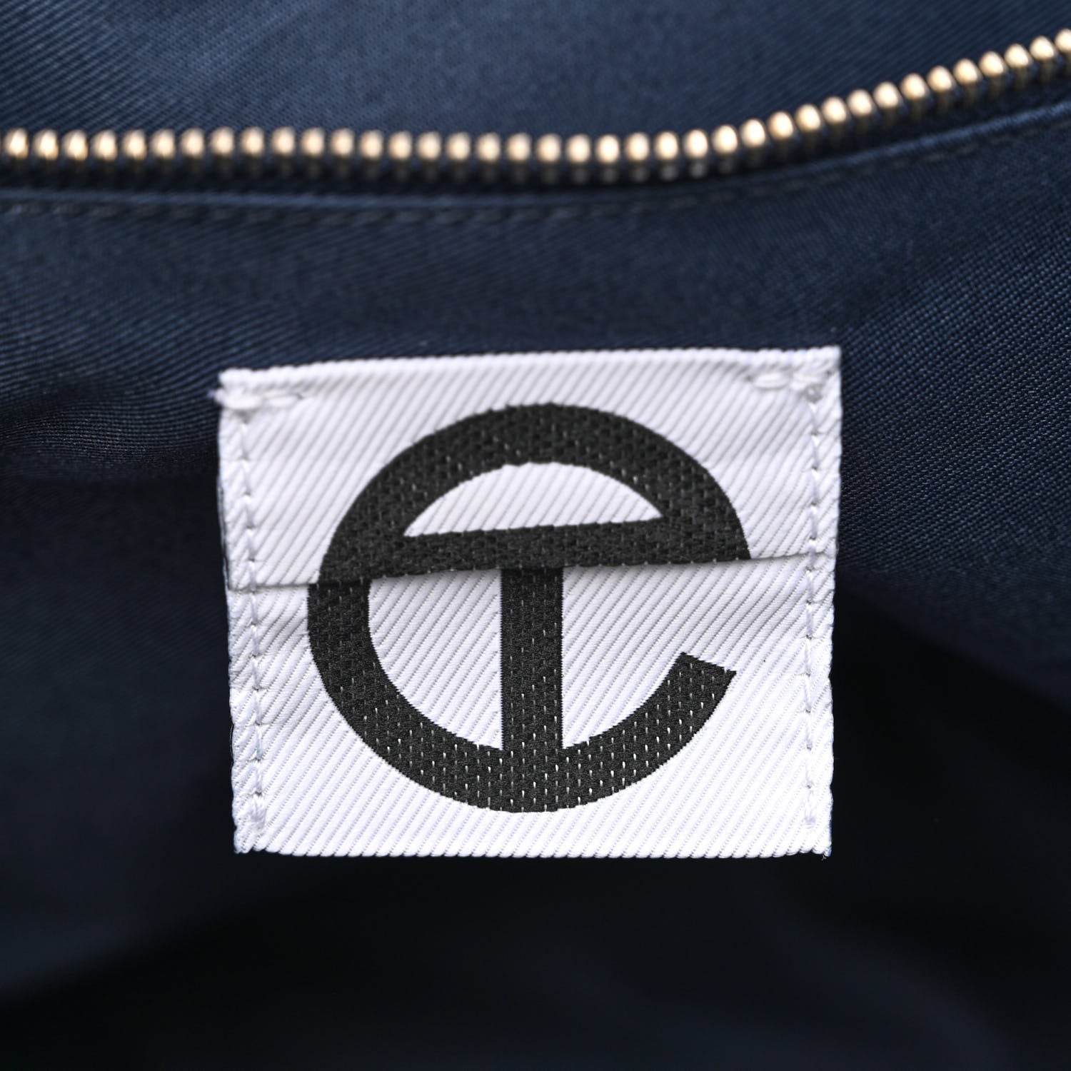 Telfar Vegan Leather Large Shopping Bag Navy 6 of 11