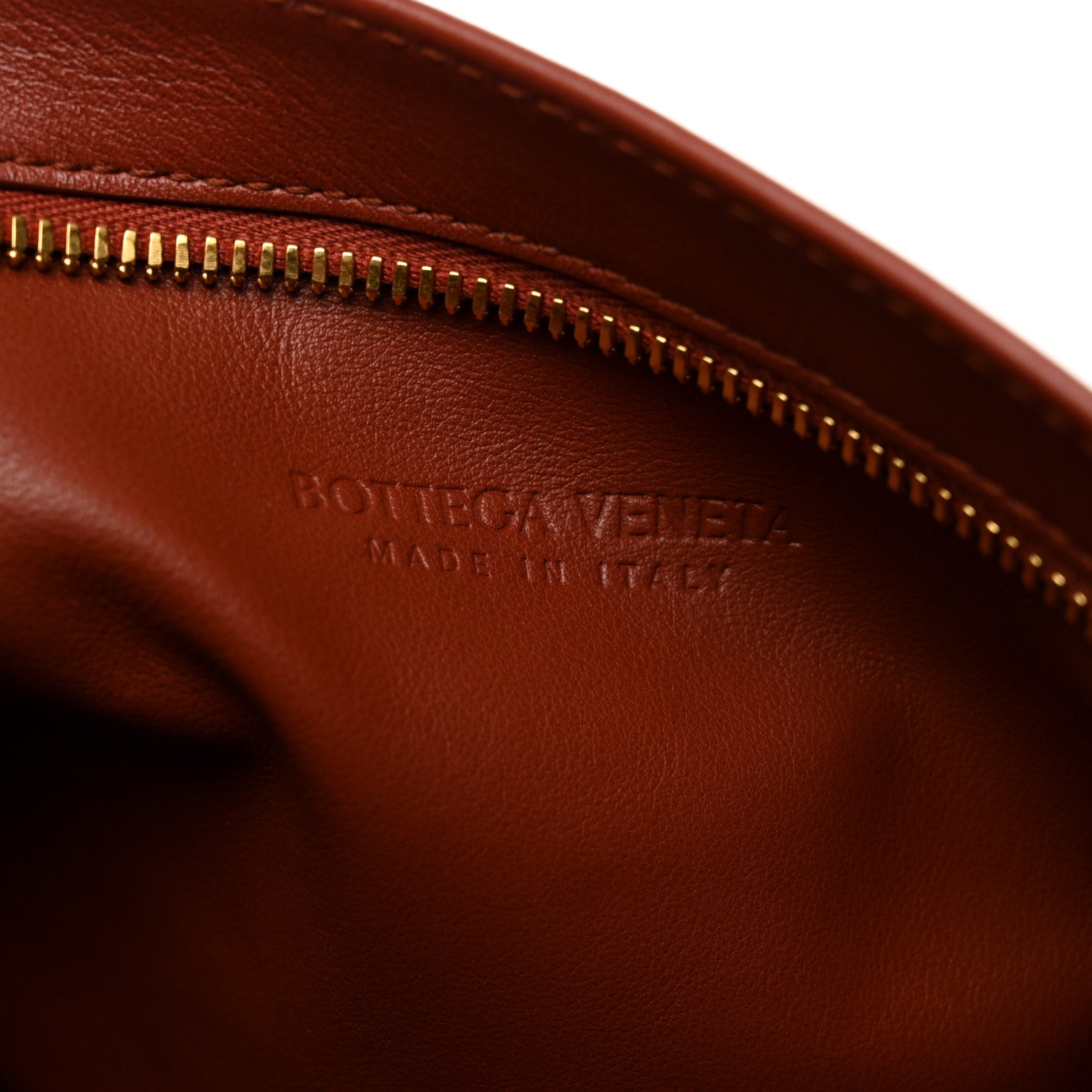 Bottega Veneta Supple Calfskin BV Twist Rust 7 of 9