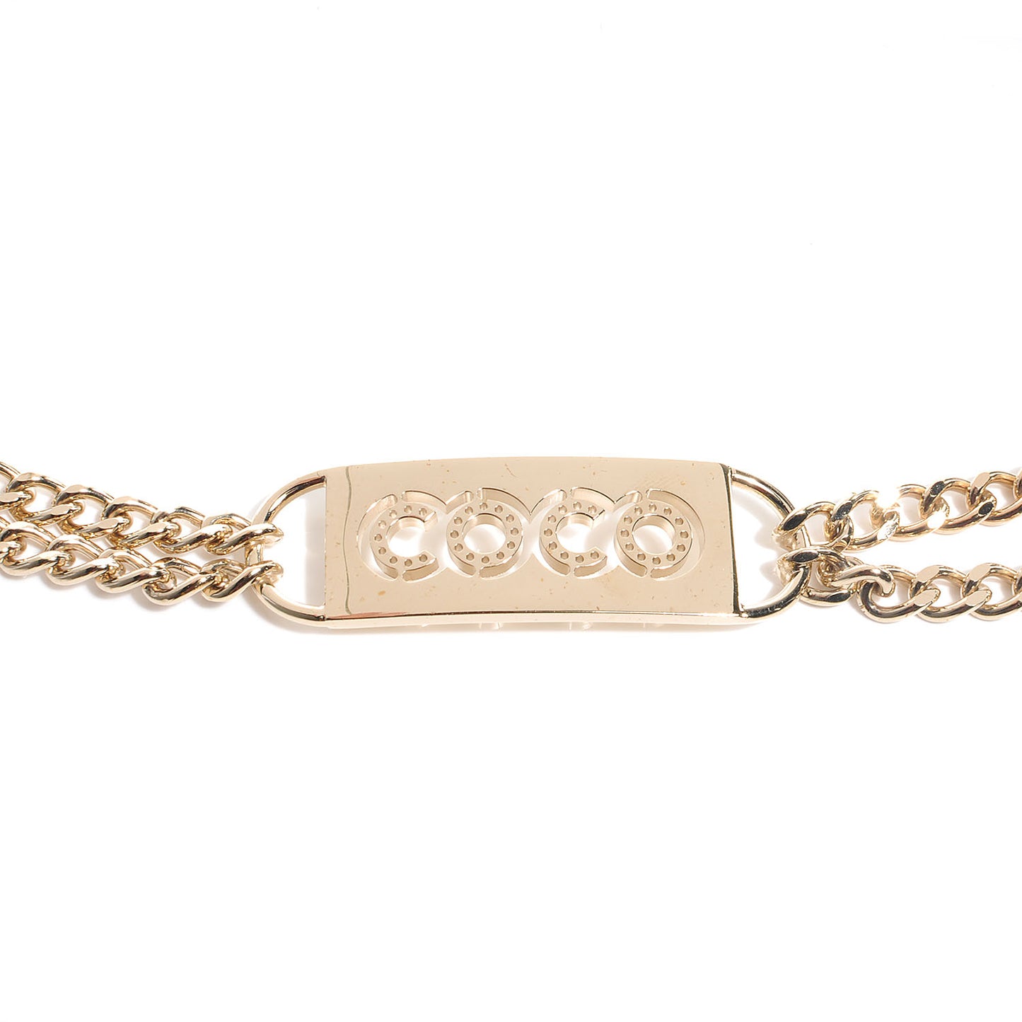 Gold Chain CC Coco Belt