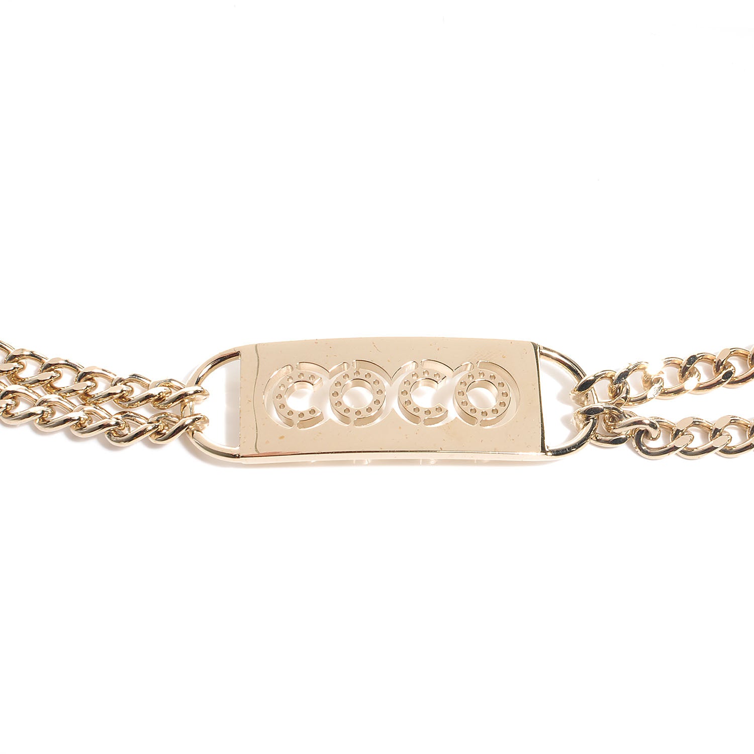 Chanel Gold Chain CC Coco Belt 4 of 5