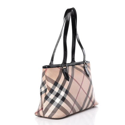 Burberry Supernova Check Regent Tote Black 3 of 17