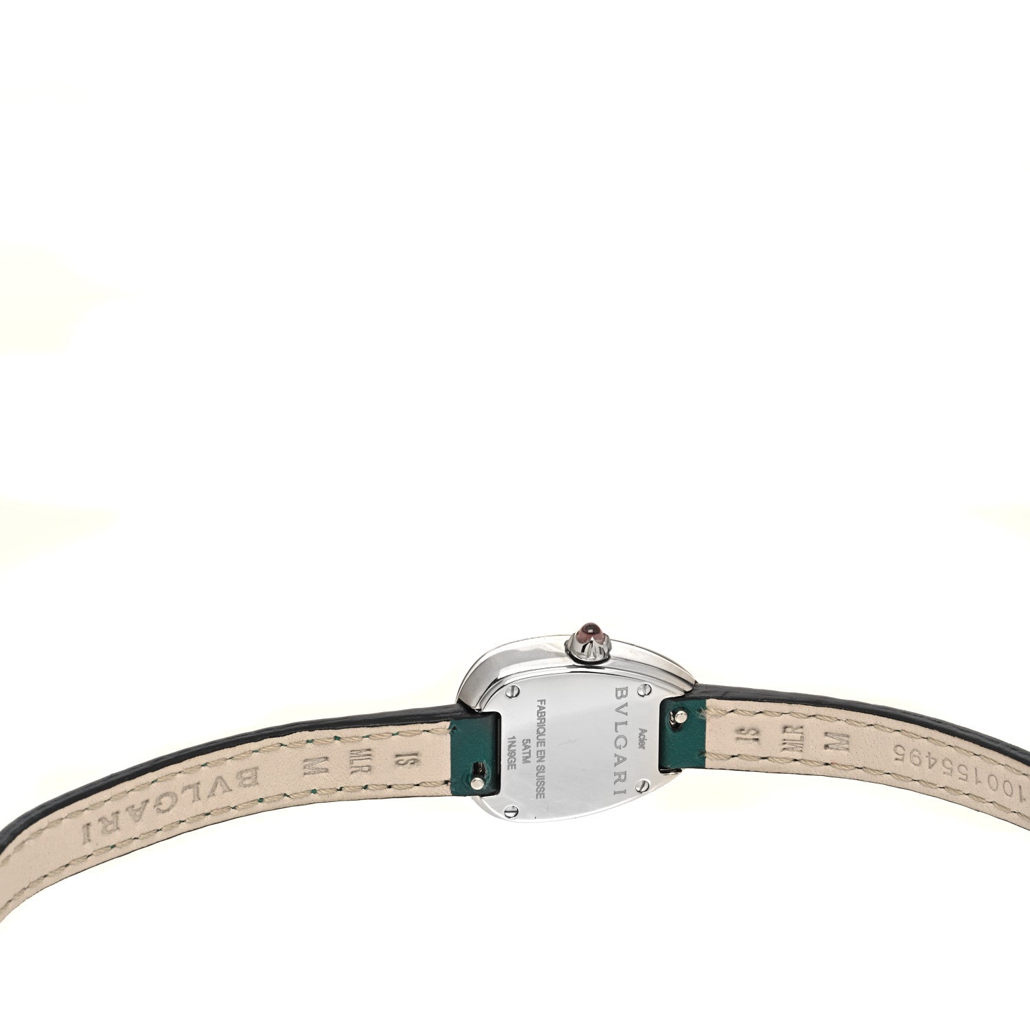 Bulgari Stainless Steel Calfskin 20mm Serpenti Double Wrap Quartz Watch 4 of 6