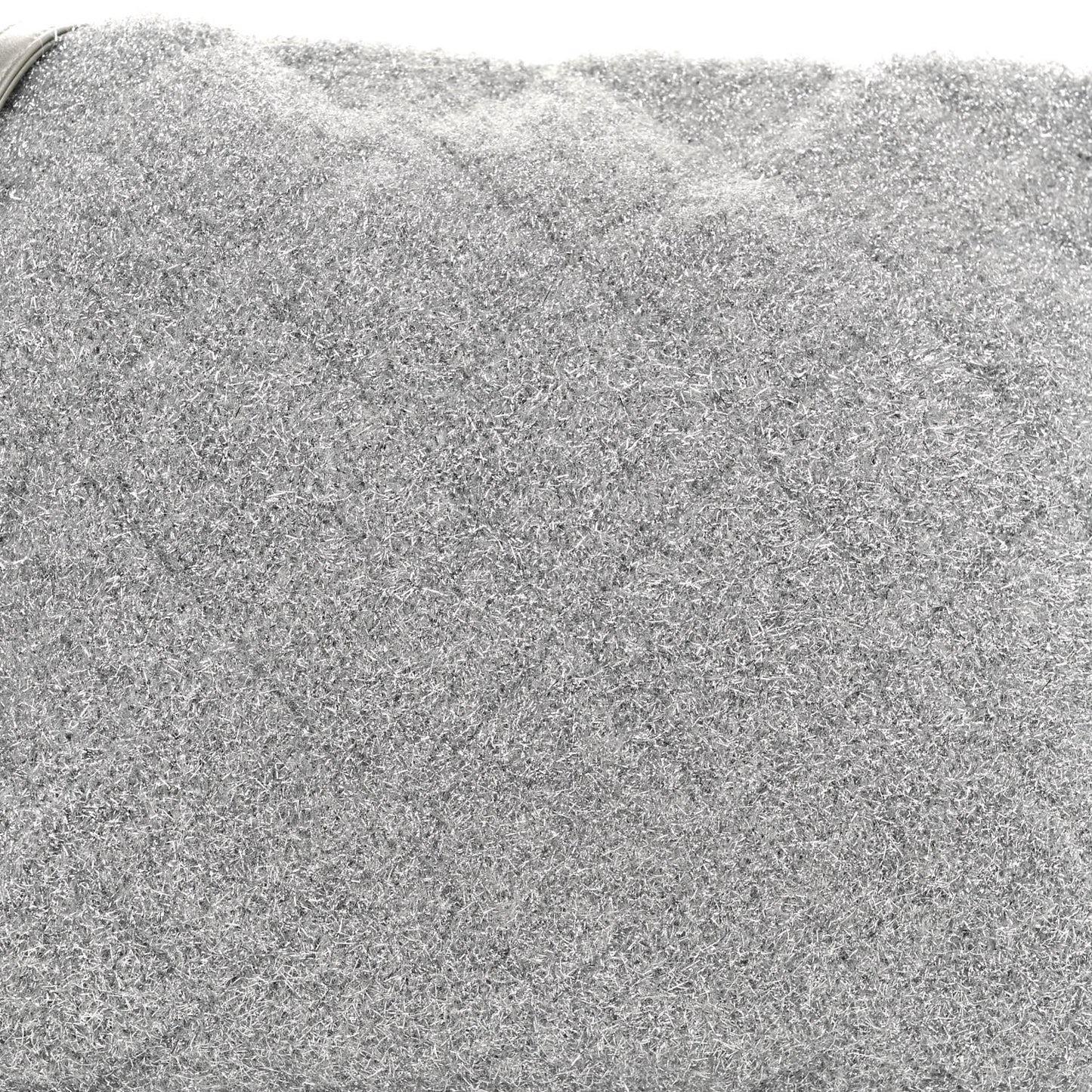 Lurex Knit Medium Pluto Glitter Tote Silver