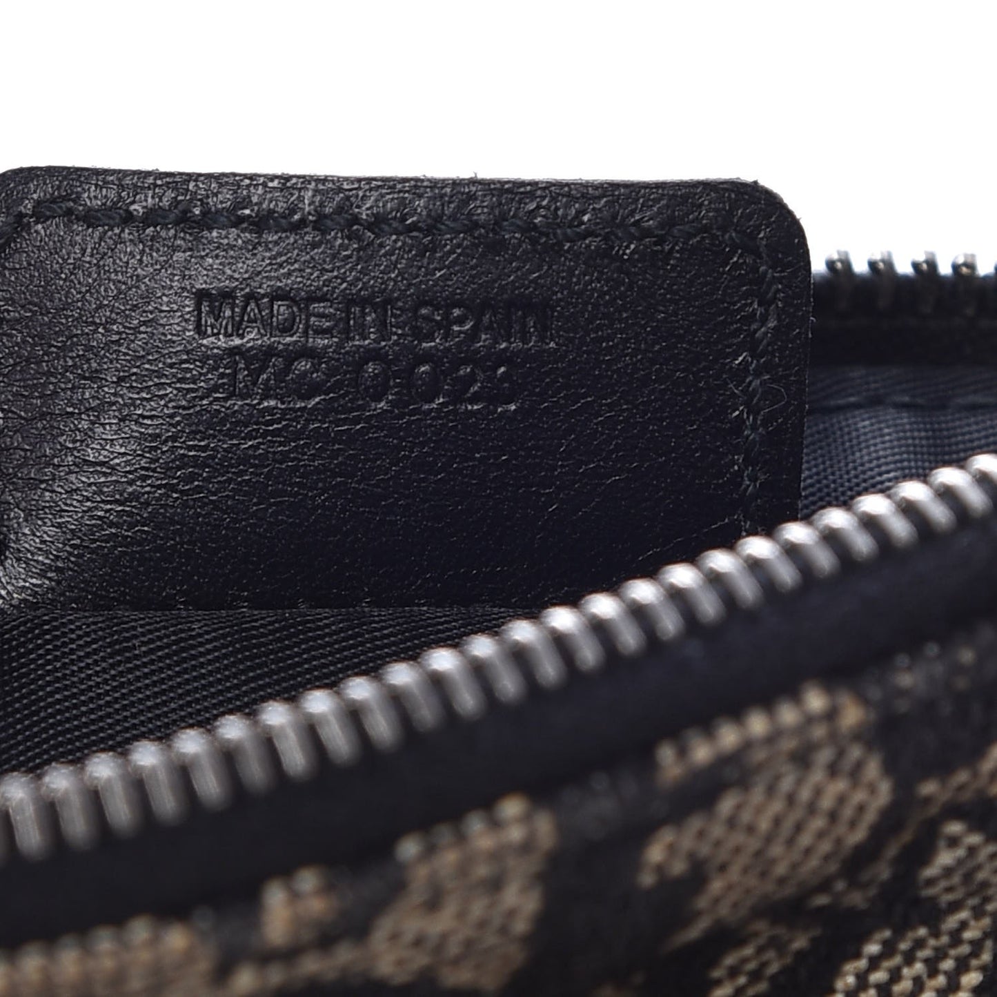 Monogram Mini Saddle Pochette Black