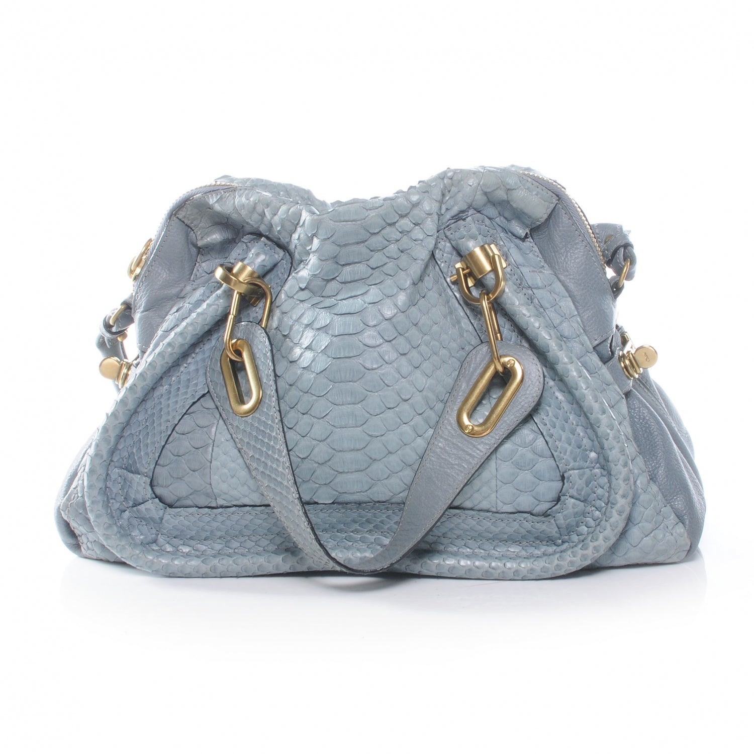 Chloe Python Medium Paraty Light Blue 1 of 8