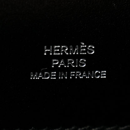 Hermes Box Marquetry Daisies Kelly Pochette Clutch Black White Jaune De Naples 6 of 10