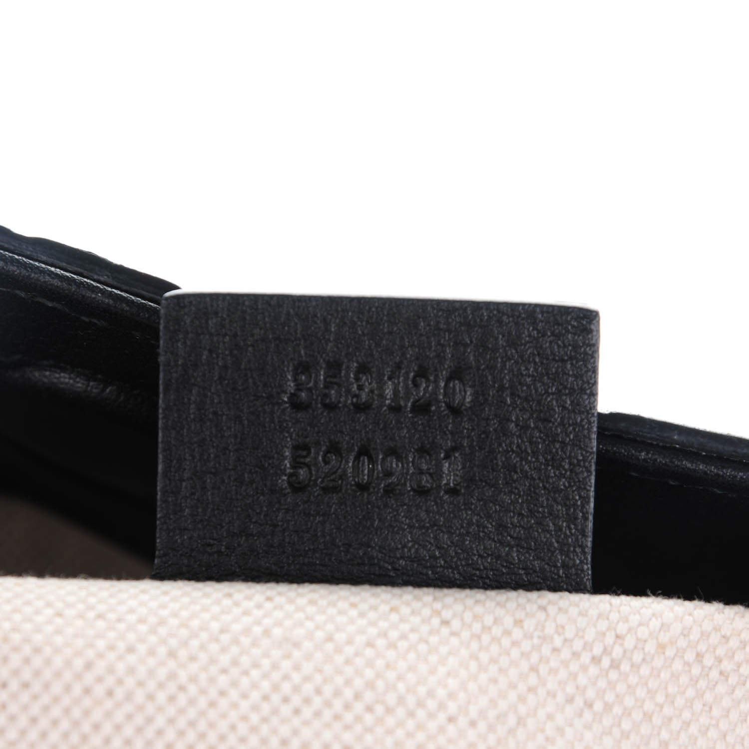 Gucci Guccissima Medium Bree Foldover Tote Black 7 of 7