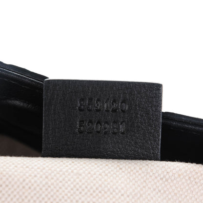 Gucci Guccissima Medium Bree Foldover Tote Black 7 of 7