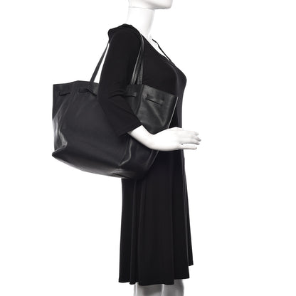 Celine Soft Grained Calfskin Small Belt Cabas Phantom Black 2 of 9