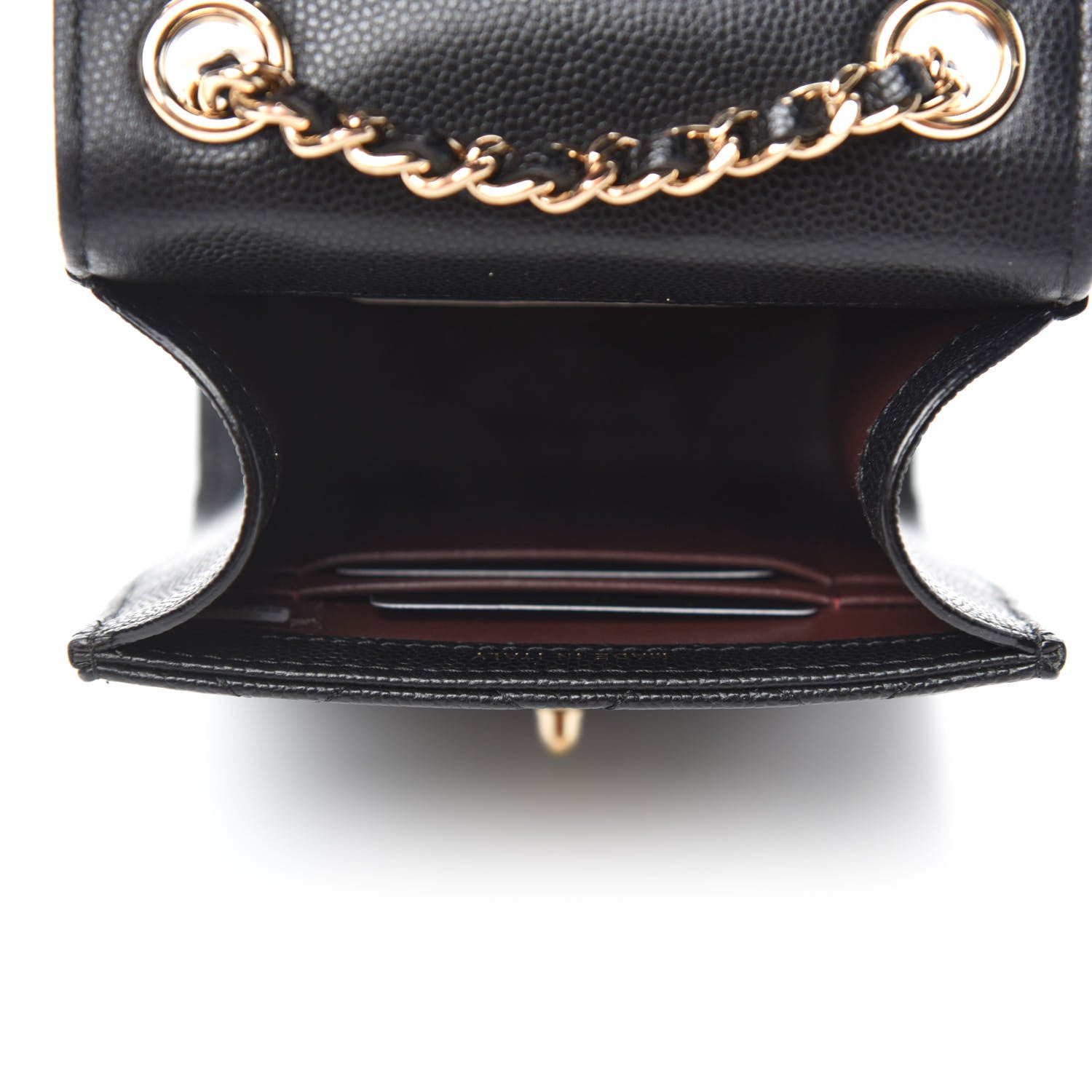 Chanel Caviar Quilted Classic Phone Holder Black 5 of 12