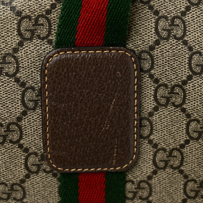 Gucci GG Supreme Monogram Web Medium Duffle Bag Brown 10 of 12