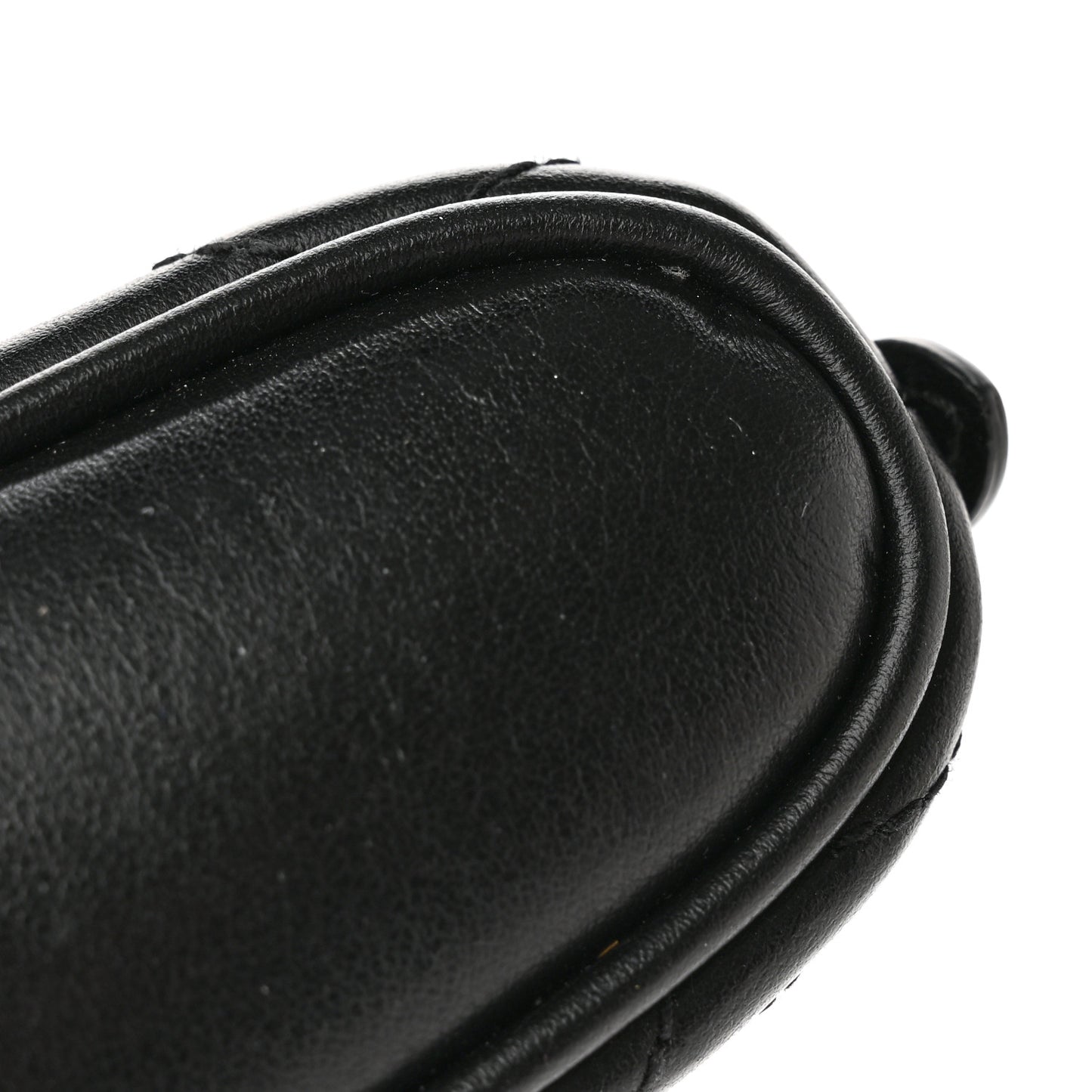 Calfskin Matelasse GG Marmont Key Pouch Black