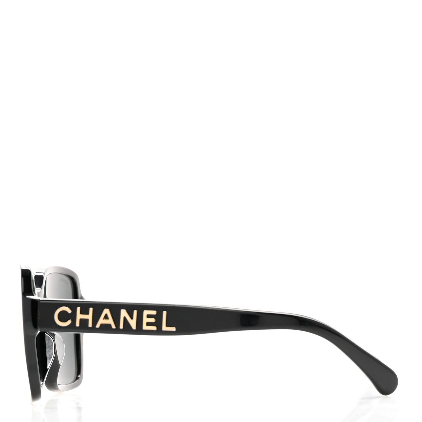 Acetate Square Sunglasses 5408-A Black