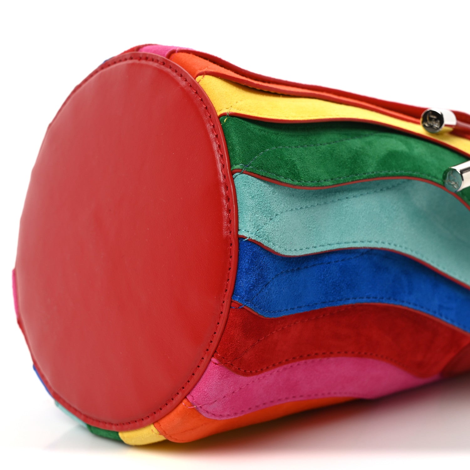 Christian Louboutin Suede Marie Jane Bucket Multicolor 9 of 9