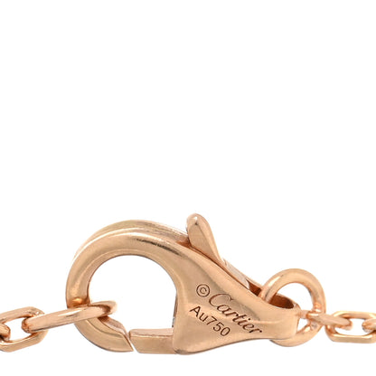Cartier 18K Pink Gold Diamond SM D'Amour Bracelet 3 of 4