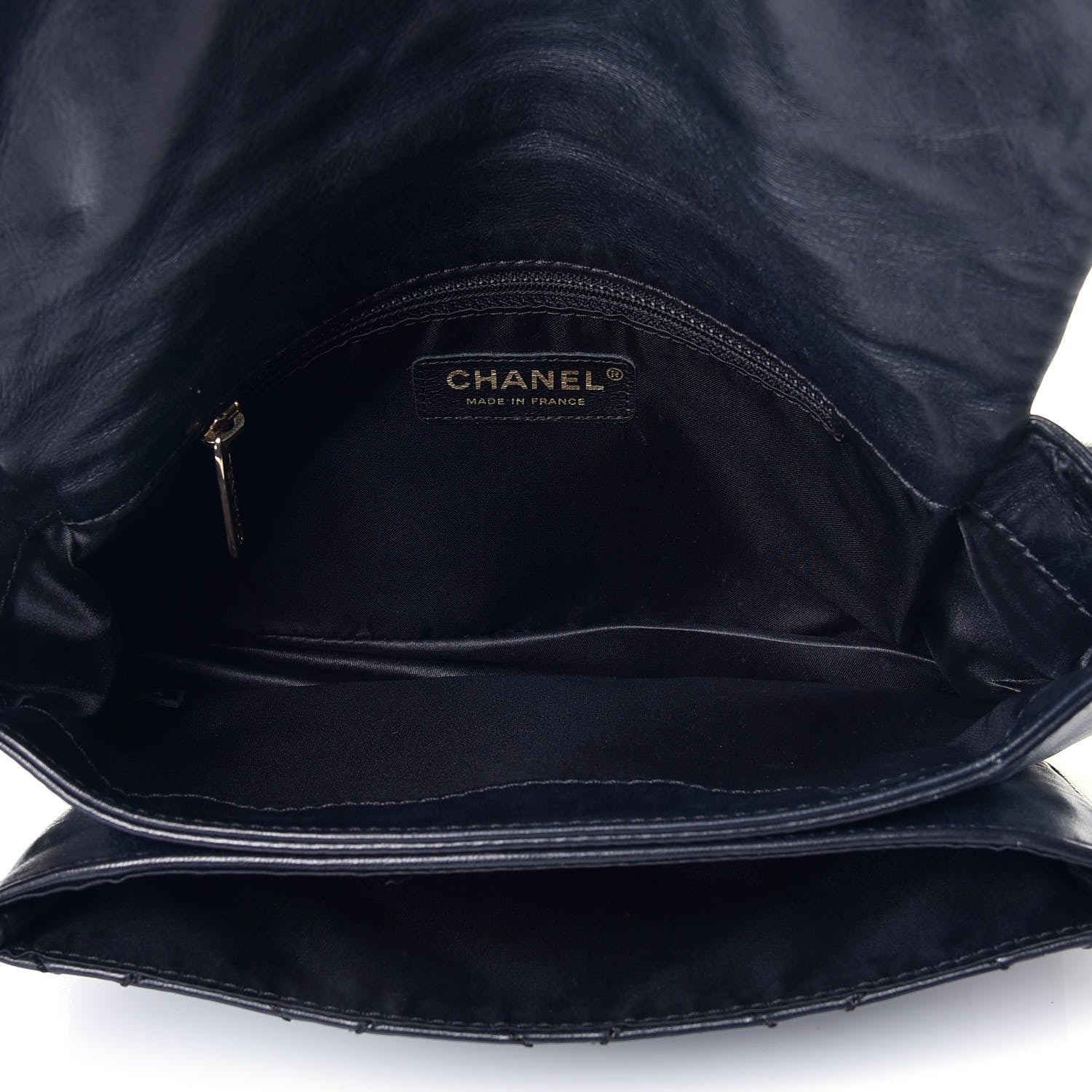 Chanel Distressed Lambskin Small Lady Braid Flap Black 5 of 9
