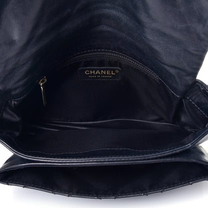 Chanel Distressed Lambskin Small Lady Braid Flap Black 5 of 9
