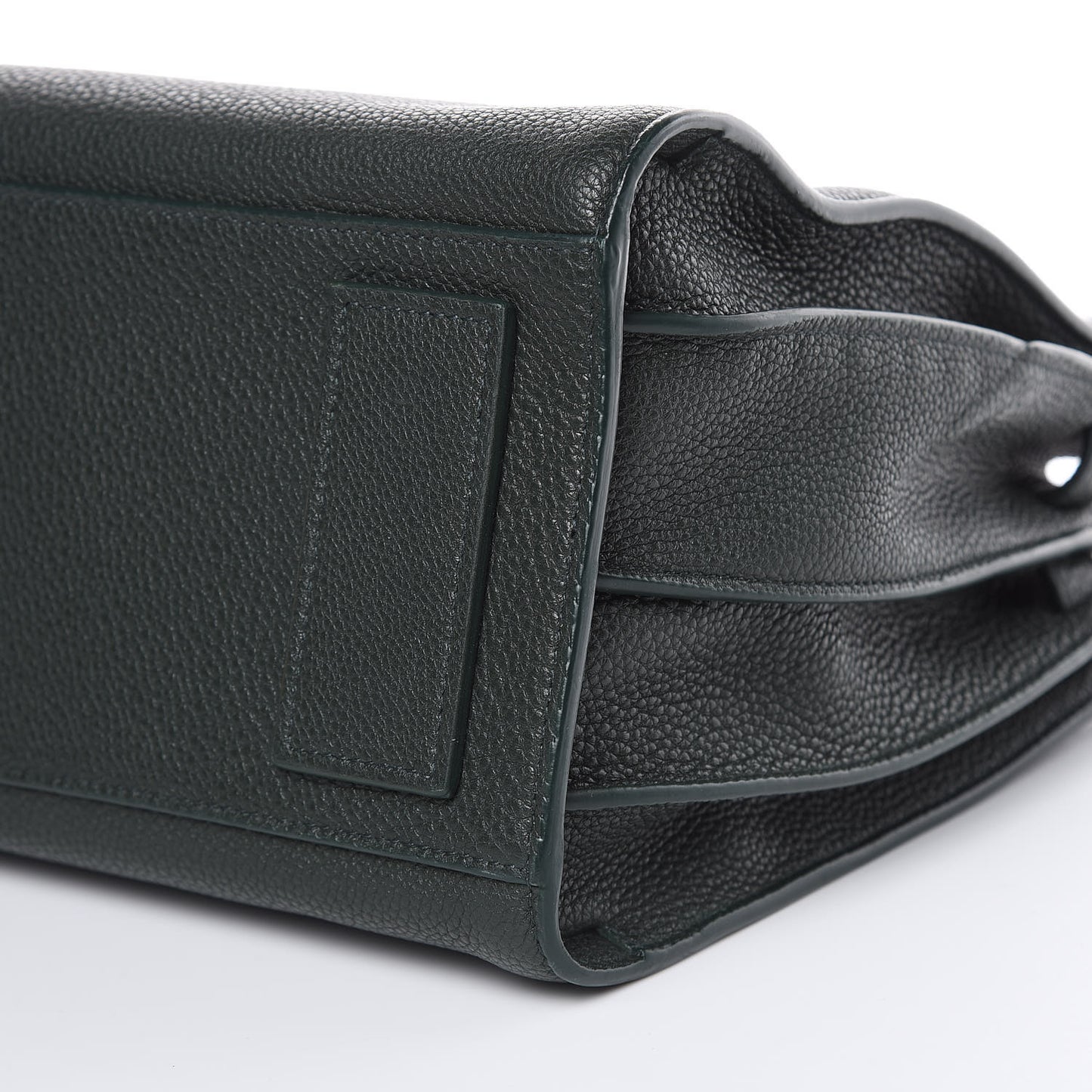 Grained Calfskin Small Supple Sac De Jour Dark Vert