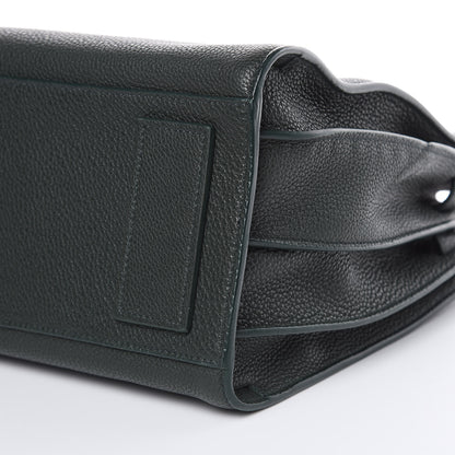 Saint Laurent Grained Calfskin Small Supple Sac De Jour Dark Vert 9 of 11