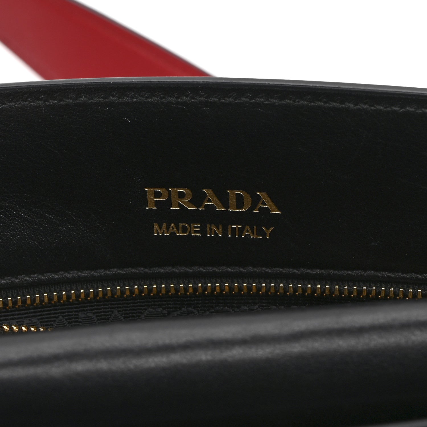 Prada Goatskin Floral Print Bibliotheque Shoulder Bag Tabacco Black 8 of 13