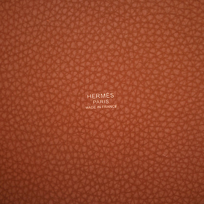 Hermes Taurillon Clemence Picotin Lock 22 MM Gold 6 of 11