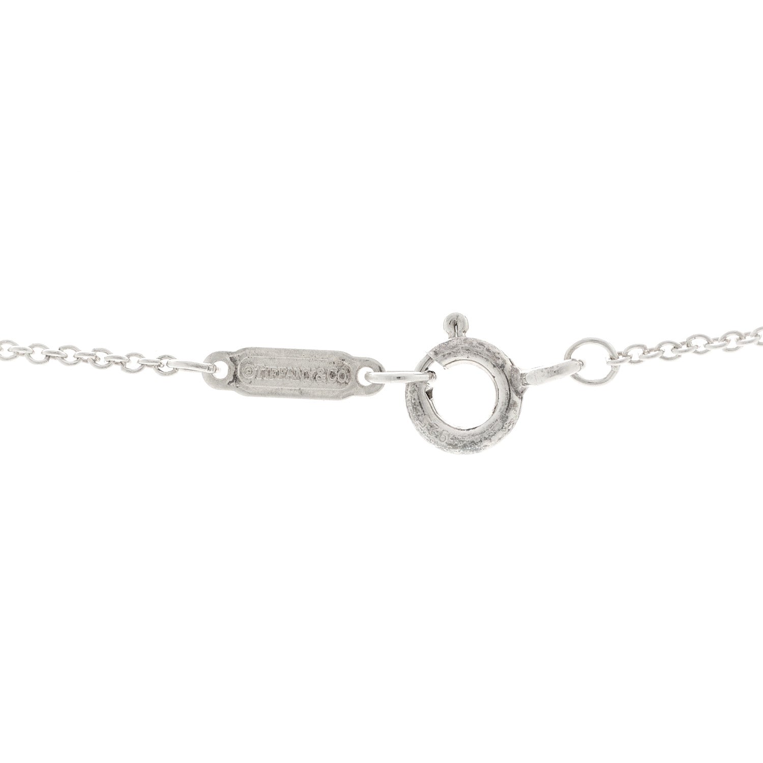 Tiffany Sterling Silver 16mm Elsa Peretti Open Heart Pendant Necklace 5 of 6