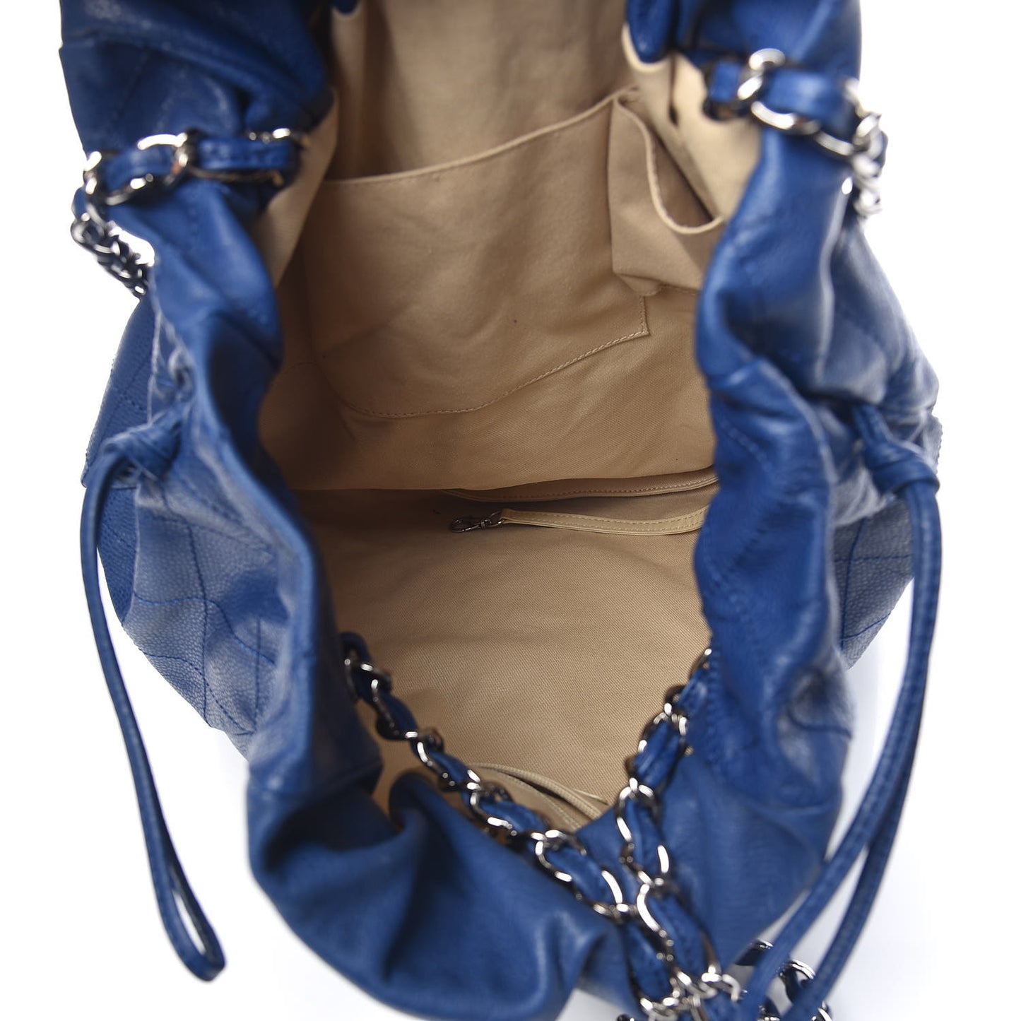 Caviar 31 Drawstring Tote Dark Blue