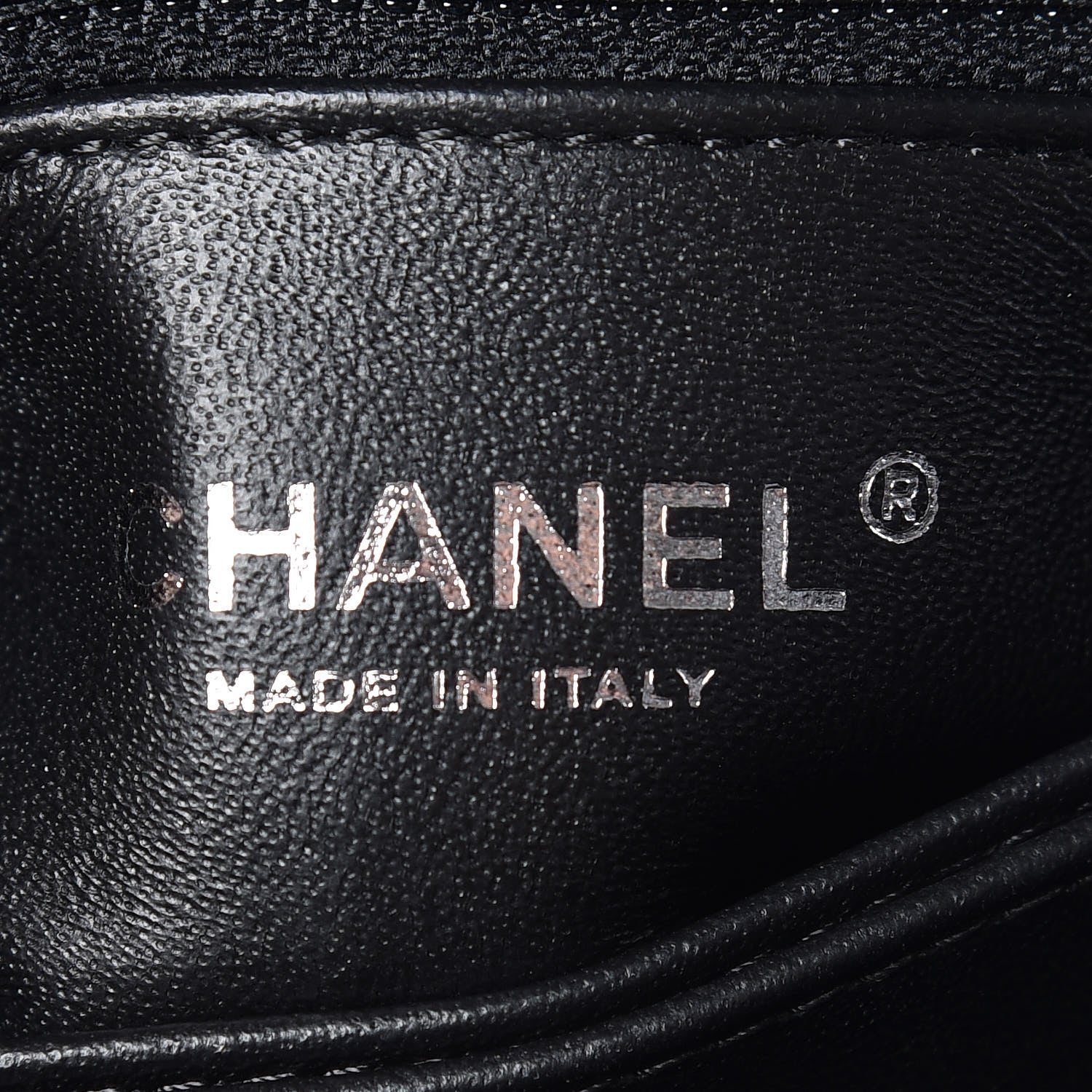 Chanel Caviar Lizard Quilted Mini Coco Handle Flap Black 8 of 10