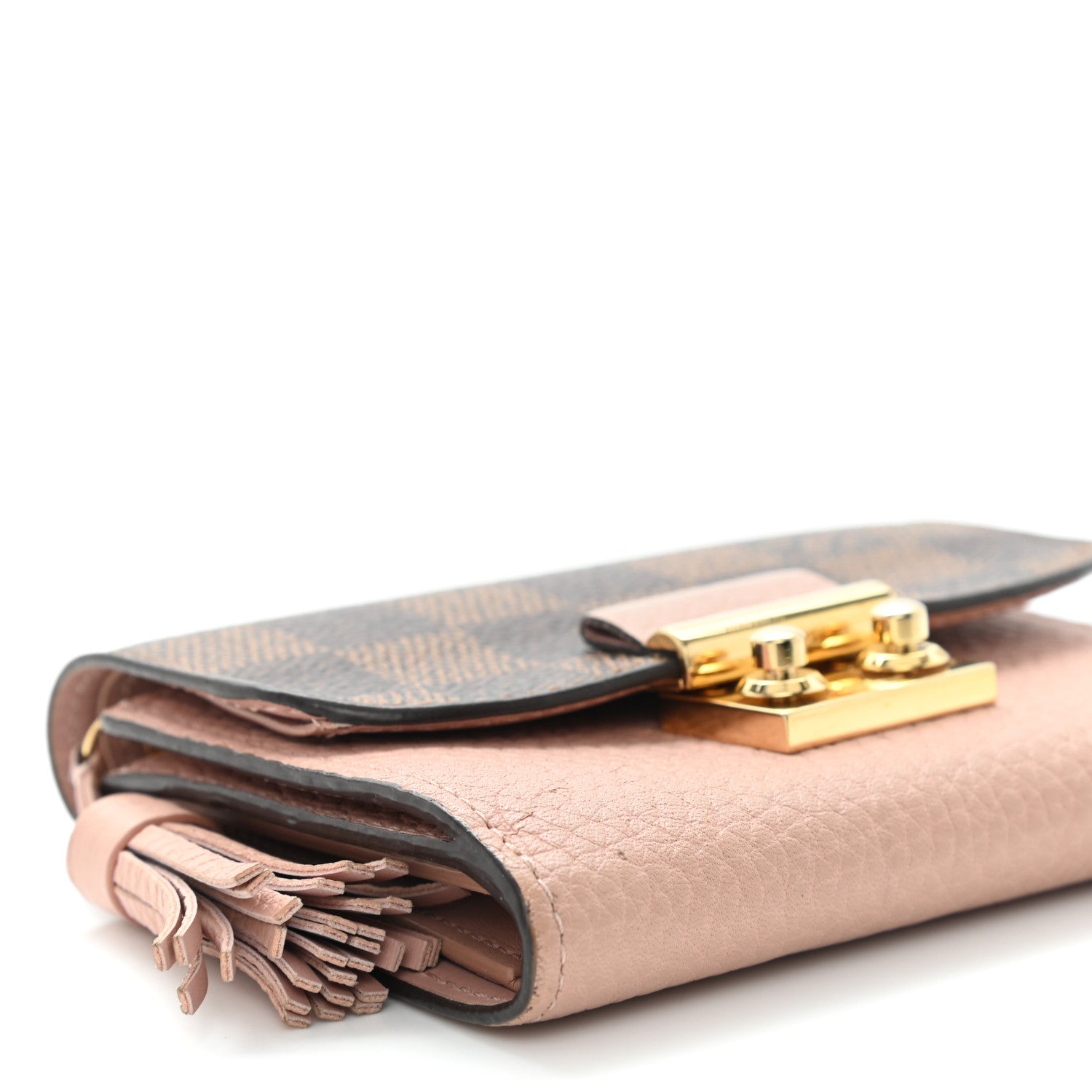 Louis Vuitton Damier Ebene Croisette Compact Wallet Magnolia 7 of 8