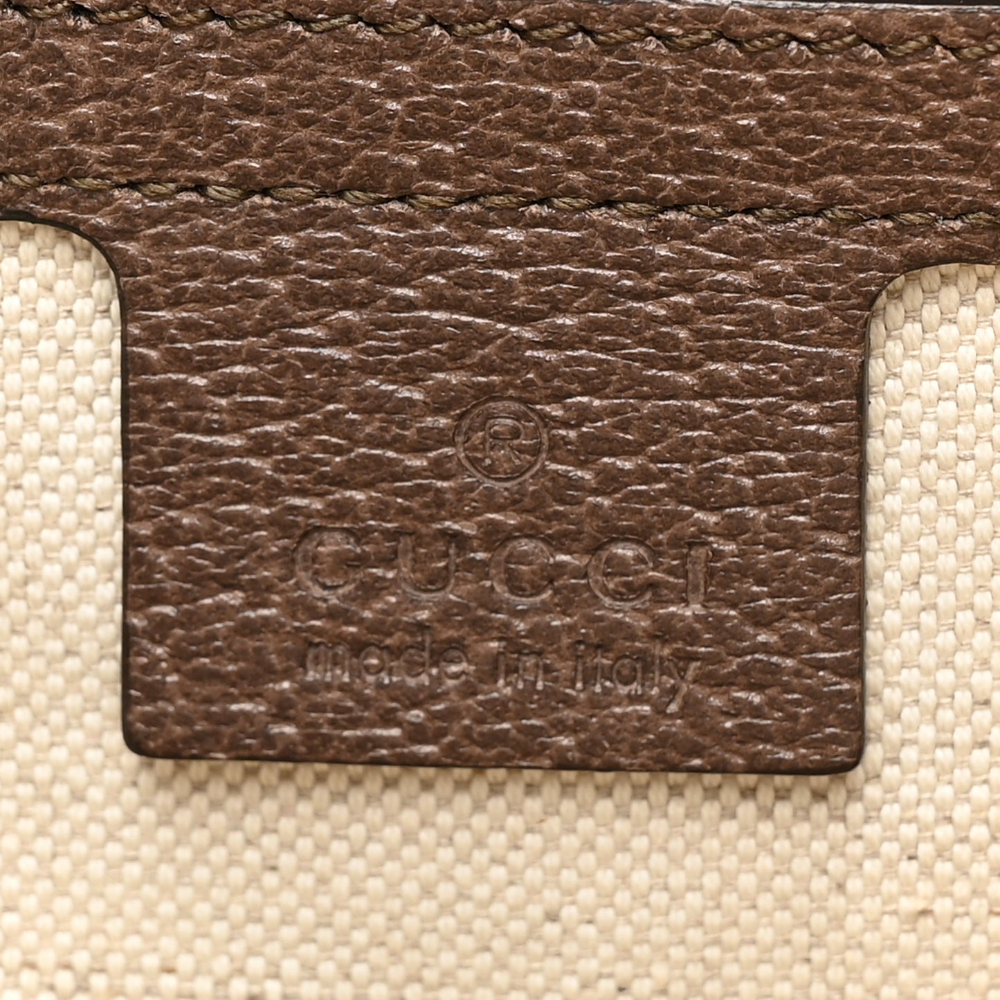 GG Supreme Monogram Web Medium Ophidia Messenger Bag Brown
