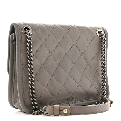 Chanel Calfskin Quilted Mini French Riviera Flap Grey 3 of 11