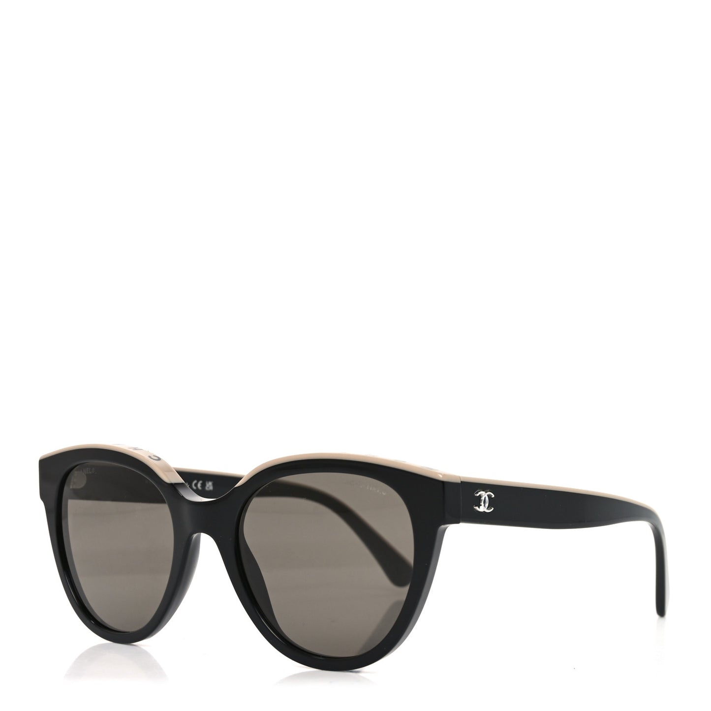 Acetate CC Butterfly Sunglasses 5414 Black Beige