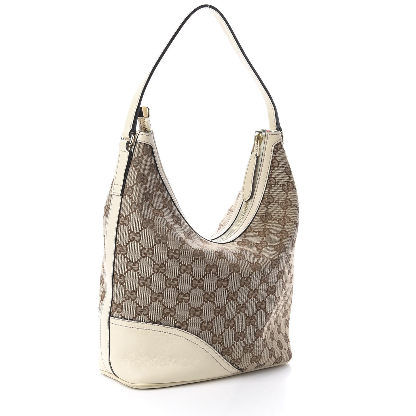 Monogram Medium New Britt Hobo Off White