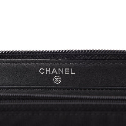 Chanel Caviar Large Timeless CC Zip Around Wallet Black 6 of 11