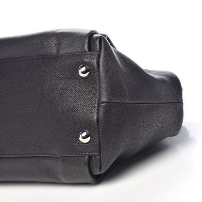 Chanel Caviar CC Tuck Medium Tote Black 14 of 15